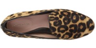 Taryn Rose Bryanna leopard print shoes top view