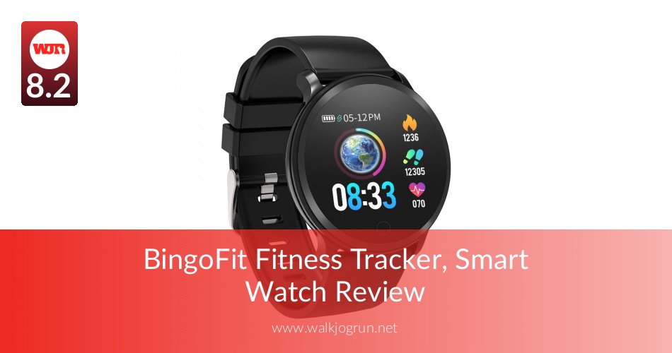 BingoFit Fitness Tracker, Smart Watch Review - WalkJogRun